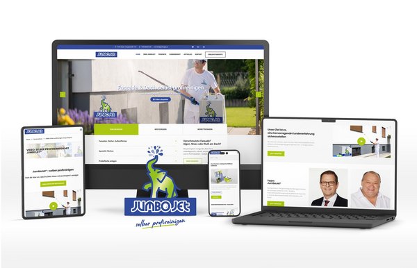 JumboJet®: Digitaler Marktauftritt und Online-Marketing-Strategie für innovatives Fassaden-Reinigungsprodukt