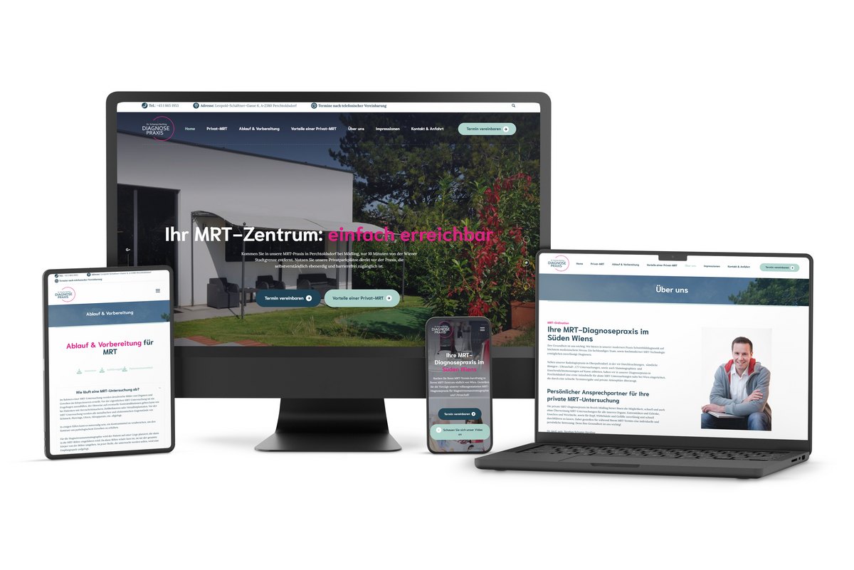 Relaunch der Website für MRT- und Ultraschalldiagnostik – Diagnosepraxis Perchtoldsdorf Relaunch der Website für MRT- und Ultraschalldiagnostik – Diagnosepraxis Perchtoldsdorf