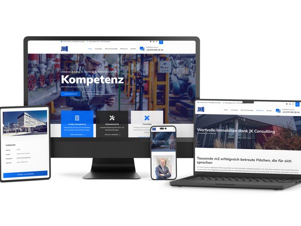 Relaunch der Website von JK Consulting e.U. – responsive und suchmaschinenoptimiert JK Consulting e.U.
