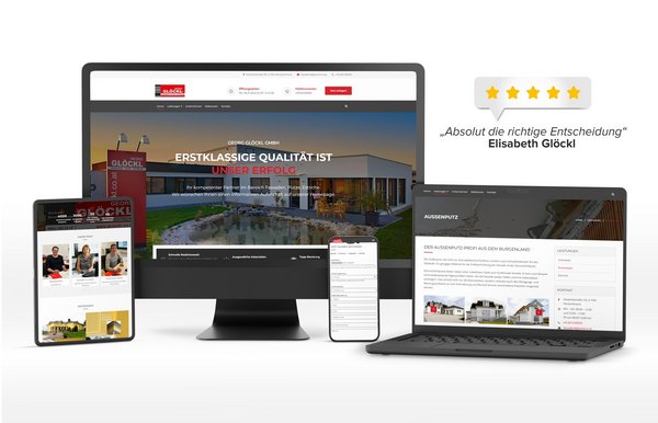 GEORG GLÖCKL GMBH: Mit neuer Website und Online-Marketing-Strategie auf dem neuesten Stand