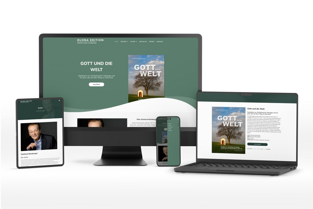 Neue Website für christlichen Buchverlag - attraktives Design und cleveres Marketing