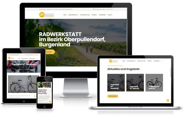 Innovative Website für Fahrradtechnik - Joachim Kubik