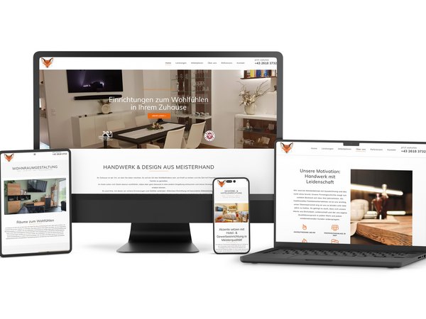 Tischlerei Fuchs GmbH: Moderne, responsive WordPress-Website für Möbel und Innenausbau – optimiert für alle Endgeräte Tischlerei Fuchs GmbH