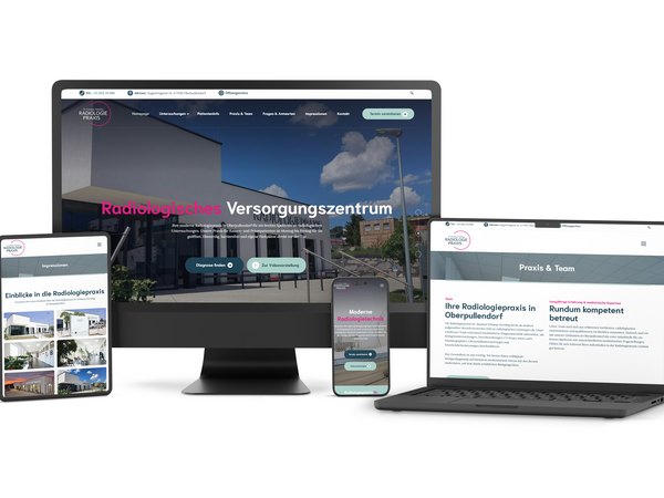 Website-Relaunch für die Radiologiepraxis Dr. Schamp-Hertling – moderne WordPress-Seite mit klarer Navigation und responsivem Design Radiologiepraxis Dr. Schamp-Hertling